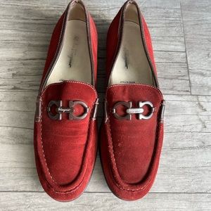 Salvatore ferragamo , platform , size 8/5